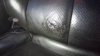 Permatex Leather repair on an Infiniti G37 [upl. by Enal]