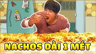 THỬ THÁCH ĂN HẾT NACHOS KHỒNG LỒ trong 15 PHÚT  GIANT NACHOS CHALLENGE [upl. by Eelram]