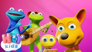 Quak Quak Didel Didel Dum 🐸 Die Frösche kinderlied  KinderliederTV [upl. by Brecher753]