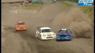 European Rallycross big crash at Buxtehude 2009 [upl. by Cogswell]