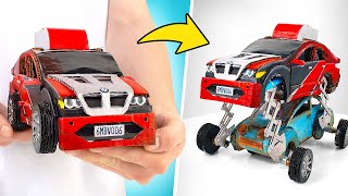 DIY Cool Cardboard Car With Elevating Mechanism [upl. by Downs348]