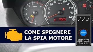 COME SPEGNERE la Spia Motore dellAuto con Questo Accessorio Economico [upl. by Horan599]