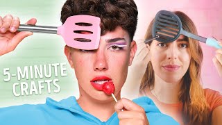 Exposing 100 WORST 5 Minute Craft Makeup Hacks [upl. by Aynam]