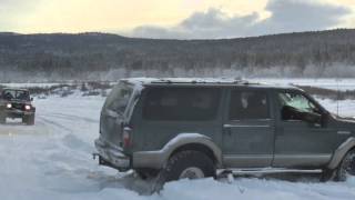 Ford Excursion Arctic Trucks offroad snow [upl. by Jacob]