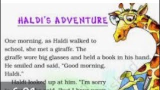 Elementary Education NCERT English Text Book Marigold Chapter 1st Class 2nd Haldis Adventure [upl. by Westhead]