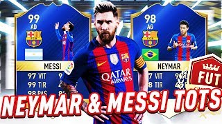 FIFA 17  ON TESTE NEYMAR ET MESSI TOTS EN FUT CHAMPION [upl. by Ilrahs]