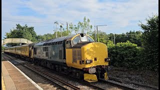 Colas Rail 37116 amp 37610 thrashing through Strumpshaw and Brundall with 1Q98 East Anglia Test Train [upl. by Atiuqel]