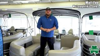 2022 Sunchaser Vista 20 Fish Pontoon Walkthrough 4K [upl. by Gerty]