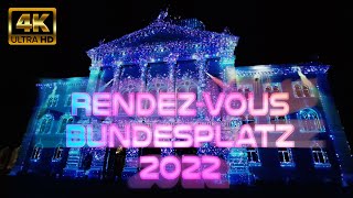 Rendezvous Bundesplatz  Bundeshaus Lichtshow 2022  Point Nemo UHD 4K [upl. by Downing]