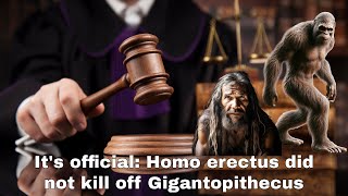 Homo erectus is innocent New Study finds HErectus did not kill off Gigantopithecus in Asia [upl. by Assirec57]