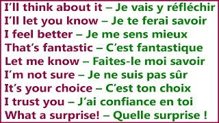 Les Phrase a Connaitre en Anglais [upl. by Freemon]