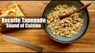 Comment faire une tapenade maison  Recette ASMR Cooking Sound amp Triggers [upl. by Knute]