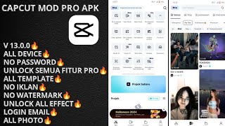 CAPCUT MOD PRO APK  V 1300  NO WATERMARK  NO PASSWORD  TERBARU 2024  LOGIN EMAIL 🔥🔥🔥 [upl. by Ahcarb240]