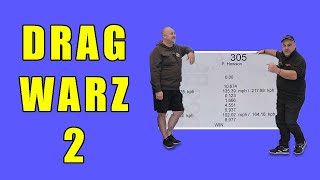 DRAG WARZ 2  Martin amp Big Paul are back RA SE02 EP01 tesla holden commodore [upl. by Kcarb]