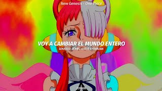 One Piece Film Red Theme Song Full  New Genesis  Uta Ado  AMV sub español [upl. by Adnalra]