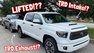 THIS 2021 Toyota Tundra TRD gets some toys added to it [upl. by Paige239]