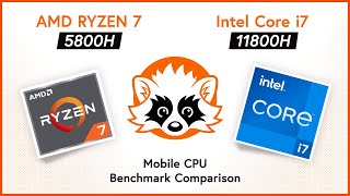 AMD Ryzen 7 5800H vs Intel Core i7 11800H  Zen 3 vs Tiger Lake  Laptop CPU Comparison [upl. by Ayaj]