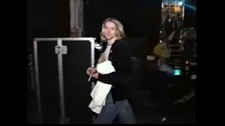 Nirvana postshow footage  December 13th 1993 Pier 48 MTV Live and Loud Seattle WA [upl. by Enelcaj]