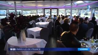 Le VIP Paris Yacht Hotel  Lexperience la plus romantique à Paris  France 3 [upl. by Marne]