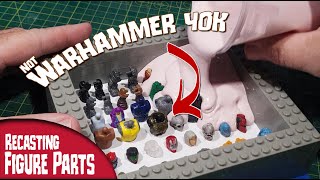 Recasting Figure Body Parts in a 1 Part Mould  NOT Warhammer 40k [upl. by Riay]