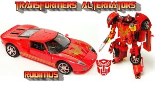 Transformers Alternators Rodimus review [upl. by Nosyrb]