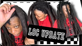 Dread Update 🌴🌴 locs dreads natural hair [upl. by Gilmour865]