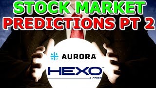 Aurora Cannabis And Hexo Stock Predictions 2019  ACB  Predicting The Stock Market [upl. by Jezabel521]