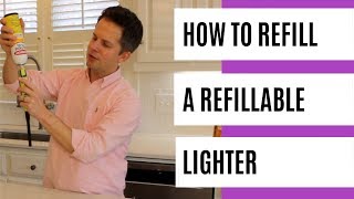 How to Refill a Lighter with Butane [upl. by Adanama]