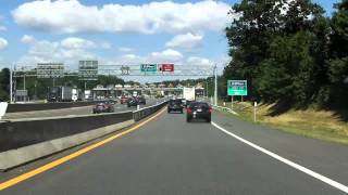 New York State Thruway Interstate 87 Exit 16 southbound [upl. by Weyermann]