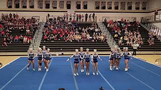 Armuchee High School Varsity Competition Cheer Team at Calhoun High School 92323 [upl. by Eyk]