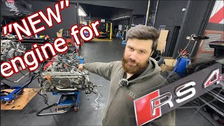 We bought another engine for the Audi RS4 and why we dont want to fit second hand engines [upl. by Nuahc521]