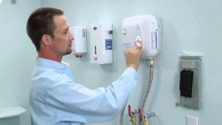 Installation of Electric Tankless Water Heater [upl. by Acinnod]