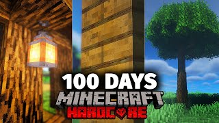 I Survived 100 Days in Realistic Minecraft Heres What Happened [upl. by Ycal]