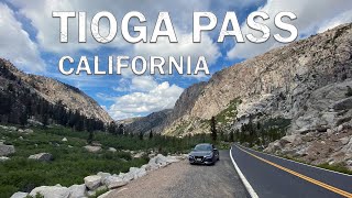 Scenic drive to Tioga Pass California CA120 [upl. by Nappie301]