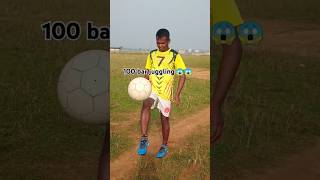 100 bar juggling 😱 shorts footballshorts [upl. by Attelliw]