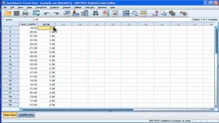 Jonckheere Trend Test  SPSS part 1 [upl. by Ronyam]