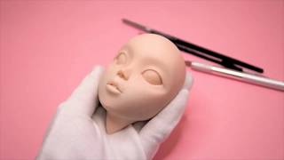 Polymer clay face sculpting time lapse [upl. by Iilek800]