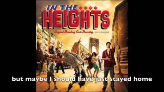 Breathe  In the Heights with lyrics [upl. by Brenn]