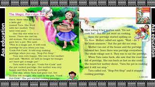 CH 9 THe Magic Porridge Pot English  Marigold Grade 2 CBSE Story in Easy HindiEnglish [upl. by Aihsal]