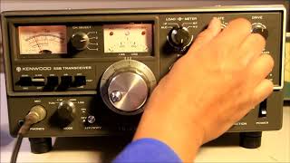 A look at a restored Kenwood TS 520 [upl. by Yrehc]