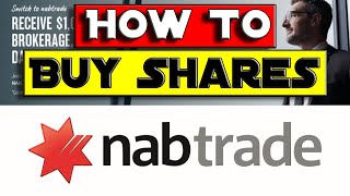 How To Buy Shares On NABTrade Step By Step Tutorial [upl. by Ahteral]