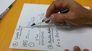 Inverse Laplace transform by partial fraction method 1 تحويل لابلاس المعكوس بطريقة الكسور الجزئية 1 [upl. by Noyr658]