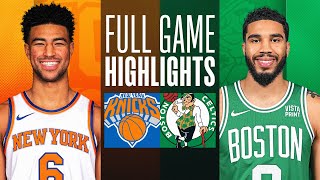 KNICKS at CELTICS  NBA PRESEASON FULL GAME HIGHLIGHTS  October 17 2023 [upl. by Nhguavoj]