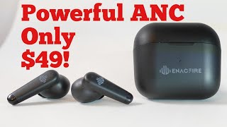 EnacFire A9 Wireless Earbuds Review  GOT to TRY ANC [upl. by Elladine]