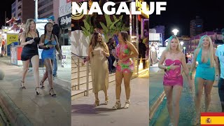 NIGHTLIFE MALLORCA MAGALUF SPAIN MAY 2023 [upl. by Iahcedrom]