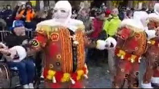 Carnaval de Binche  Les gilles sont de sortie [upl. by Nemsaj]