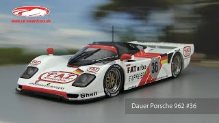 ckmodelcarsvideo Dauer Porsche 962 36 Winner LeMans 1994 Dalmas Haywood Baldi Werk83 [upl. by Nappy775]