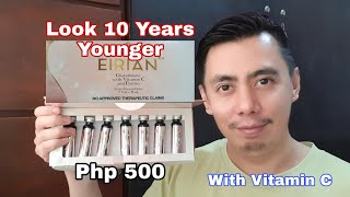 AFTER 7 DAYS  EIRIAN GLUTATHIONE DRINK WITH VITAMIN C AND ELASTIN  REAL TALK TESTIMONY amp REVIEW [upl. by Assenahs149]