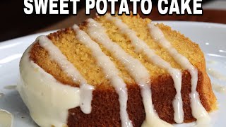 Sweet Potato Cornbread Cake Recipe [upl. by Corvin8]