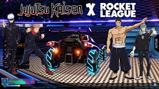 JUJUTSU KAISEN ANIME CAR DESIGN  ROCKET LEAGUE [upl. by Saks575]